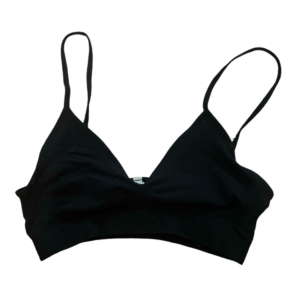 Y2K Oroblu Italy Luxury Soft Cotton Jersey Bralette, Size L/Xl, Made in Italy